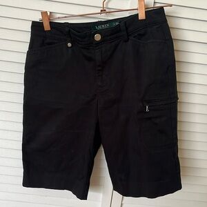Lauren Ralph Lauren black Bermuda Pants